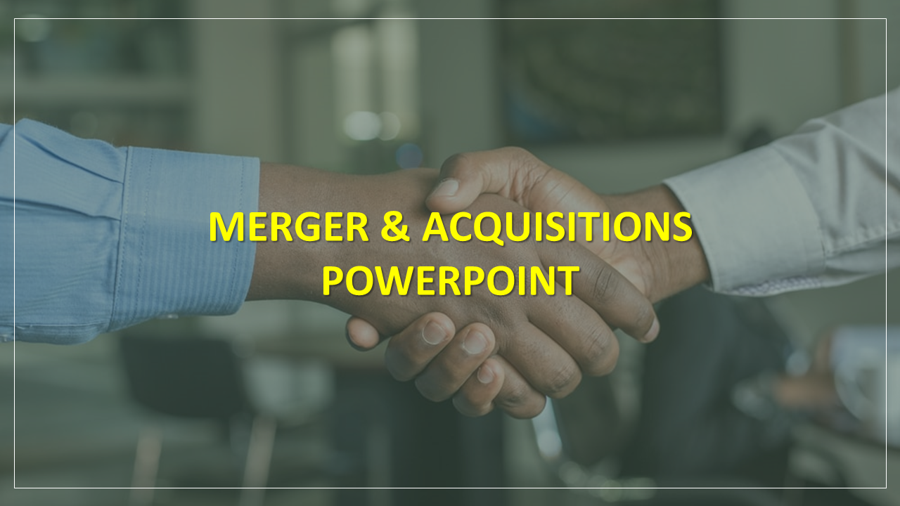 Free Merger &amp; Aquisitions PowerPoint Template Title Slide